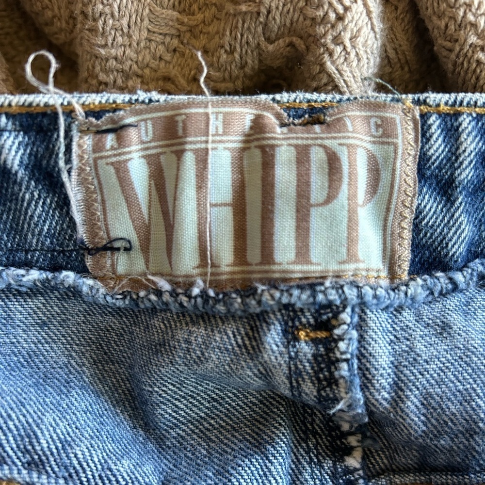 Vintage 80s Whipp Denim Midi Skirt 3 - Picture 12 of 14